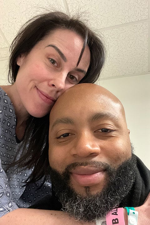Tanya Pierre and her husband
