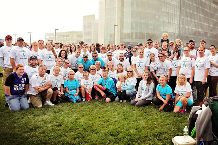 Team Hope & Honor at the UMass Cancer Walk.
